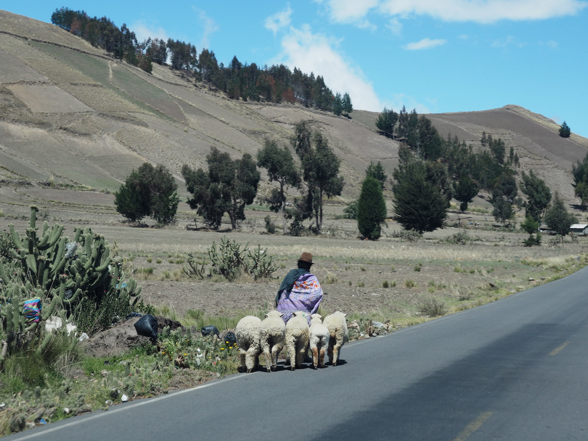 Route banos quilotoa